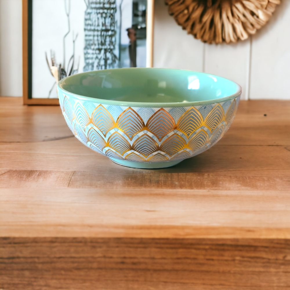 🟢 CERAMIC BOWL MAISONS DU MONDE FRANCE